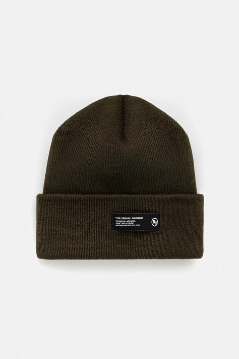 Καπέλο NEIGHBORHOOD Beanie χρώμα: πράσινο, 242YGNH.HT01