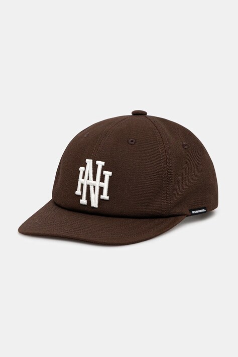 NEIGHBORHOOD czapka z daszkiem Baseball Cap kolor brązowy z aplikacją 251HCNH.HT01