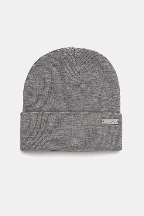 Čepice adidas TONAL MET BEAN šedá barva, JD0295