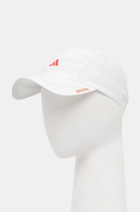 Kšiltovka adidas Performance RUNxAdizero bílá barva, s potiskem, JD1161
