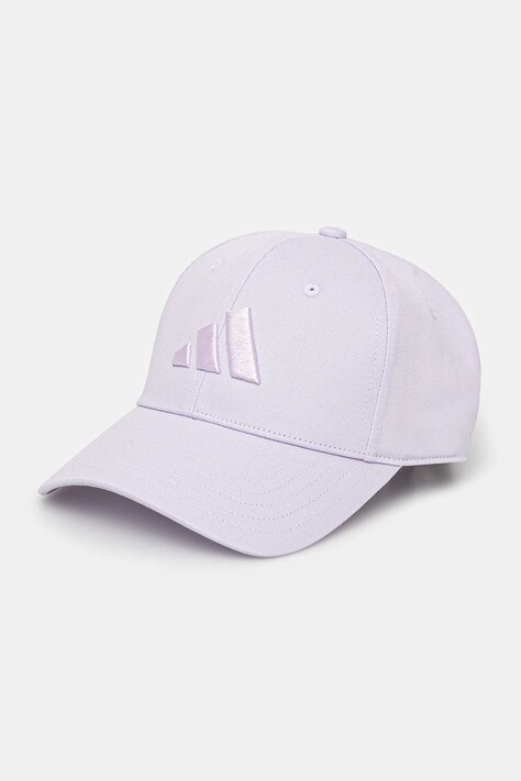 adidas sapca BBALL CAP TONAL culoarea violet, neted, JC8880