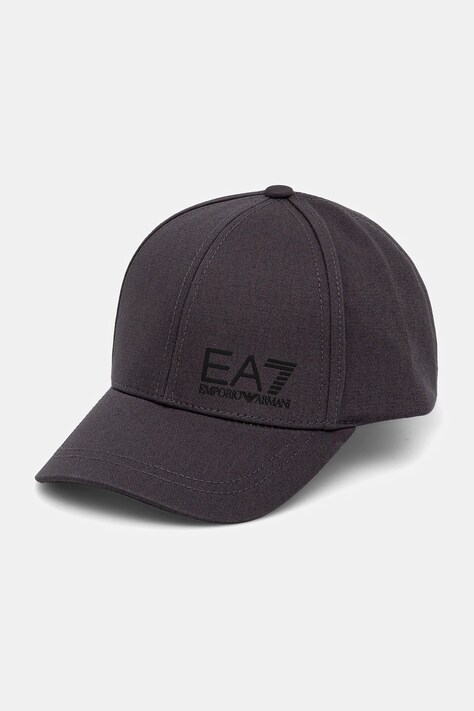 Бавовняна бейсболка EA7 Emporio Armani з принтом AF11989.7X000005