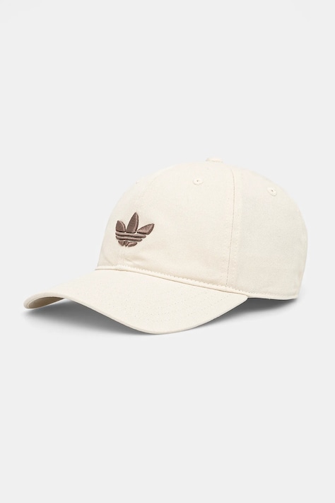adidas Originals pamut baseball sapka BASEBALL AC bézs, nyomott mintás, JC6037