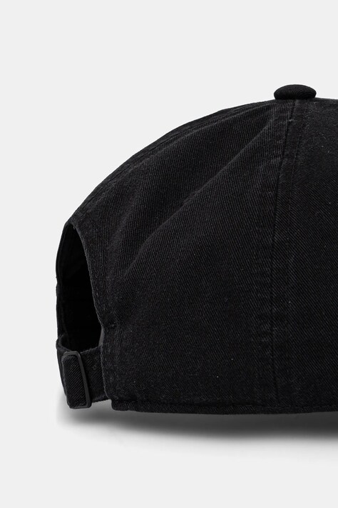 Бавовняна бейсболка adidas Originals — SS25-CAU037, чорний — фото 3