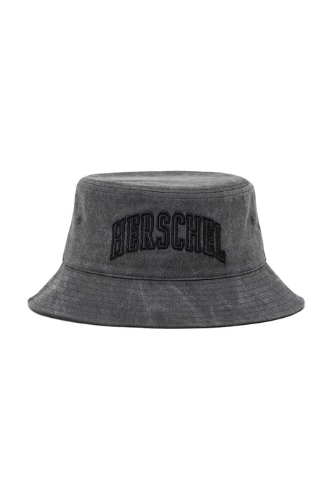 Herschel palarie din bumbac culoarea negru, bumbac, 50366-06431
