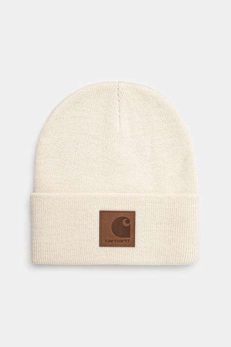 Шапка Carhartt WIP Eldon Beanie цвет бежевый из тонкого трикотажа I034369.05XX