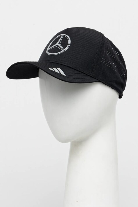 Кепка adidas x Mercedes колір чорний з принтом JX1419