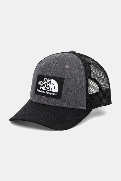 The North Face sapca Deep Fit Mudder culoarea gri, cu imprimeu, NF0A5FX8GAN1