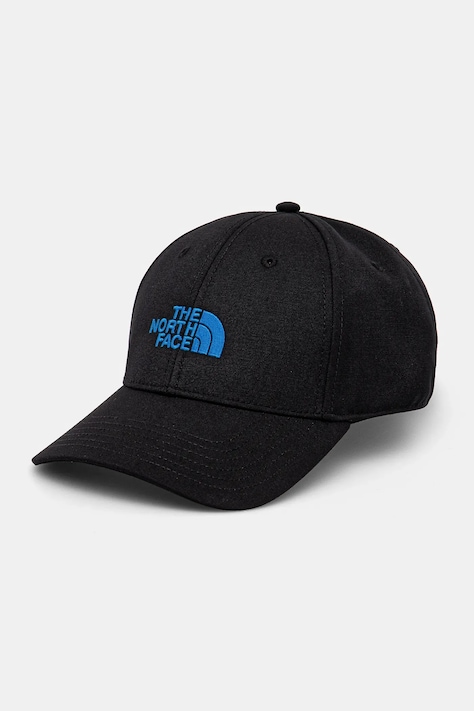 Шапка с козирка The North Face Recycled 66 Classic Hat в черно с апликация NF0A4VSV1S91