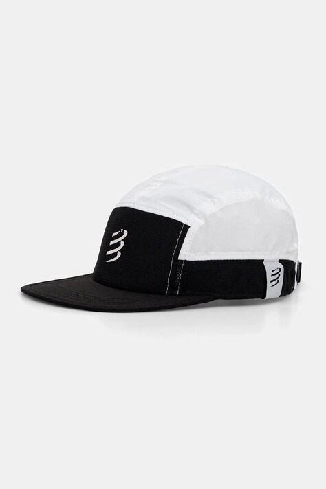 Compressport șapcă 5 Panel Light culoarea negru, cu imprimeu, XHWU736