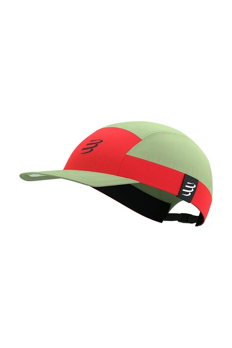 Кепка Compressport 5 Panel Light цвет зелёный однотонная XHWU7926