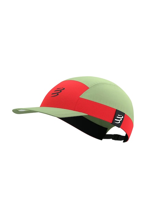Кепка Compressport 5 Panel Light цвет зелёный однотонная XHWU7926
