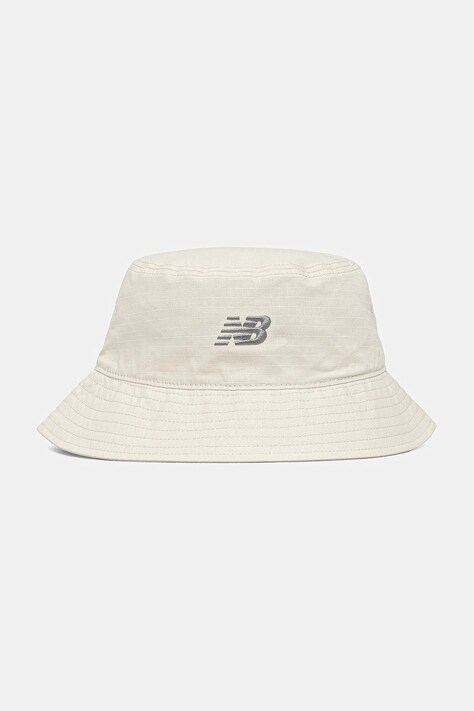 New Balance palarie din bumbac culoarea bej, bumbac, LAH51018LIN