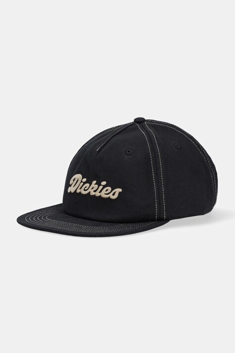 Кепка Dickies колір чорний з аплікацією DK0A4Z6IBLK1