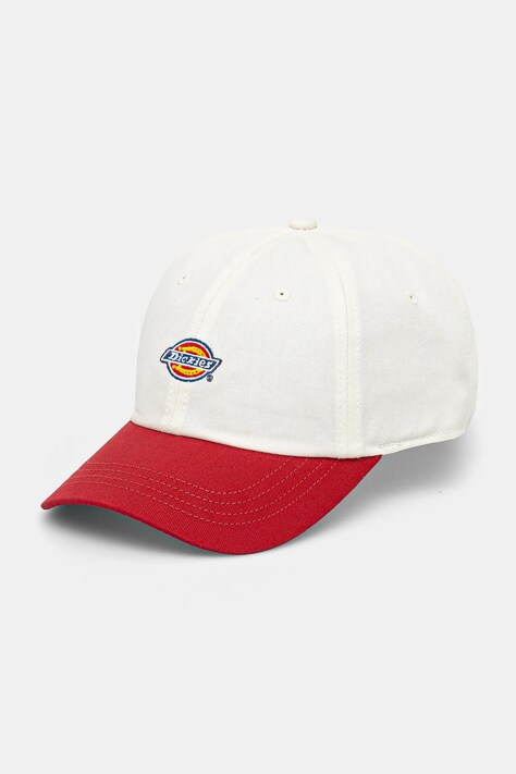 Dickies șapcă de baseball din bumbac culoarea bej, cu imprimeu, DK0A4Z6LC481