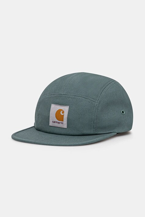 Pamučna kapa sa šiltom Carhartt WIP Backley Cap boja: zelena, s aplikacijom, I034853
