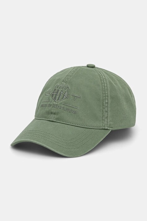 Gant șapcă culoarea verde, uni, 9900236