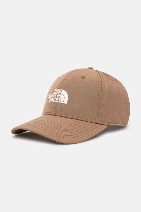 Kapa sa šiltom The North Face Recycled 66 Classic boja: smeđa, s aplikacijom, NF0A4VSVAIA1