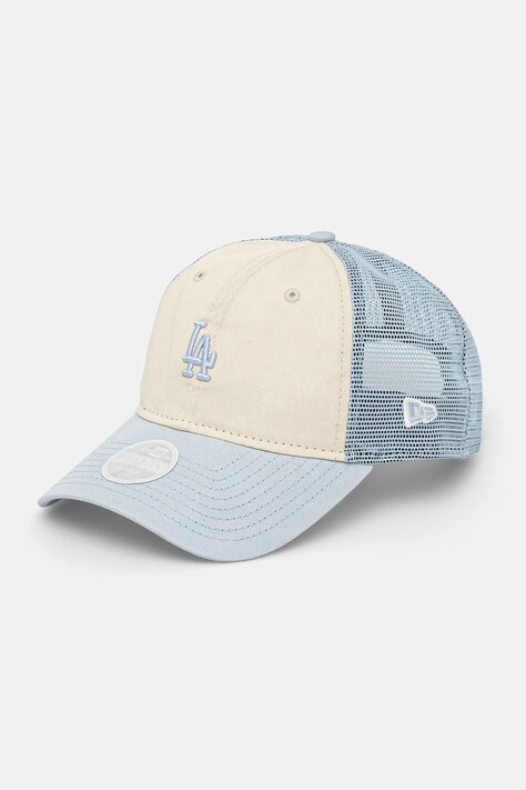 New Era sapca culoarea bej, cu imprimeu, 60595383