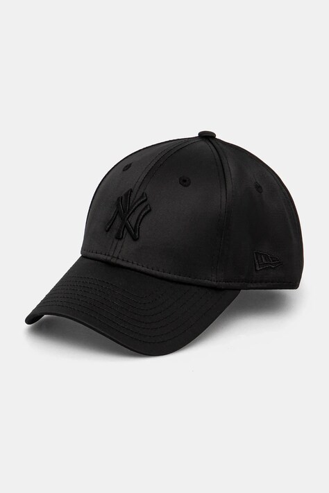 New Era sapca culoarea negru, neted, 60595368