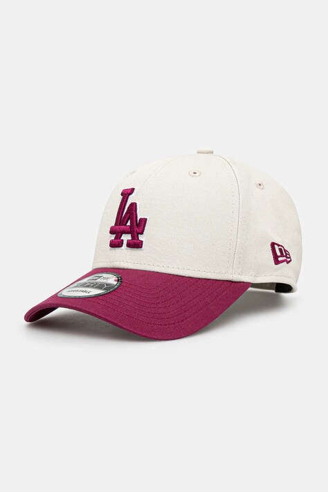 New Era pamut baseball sapka bézs, mintás, 60595243
