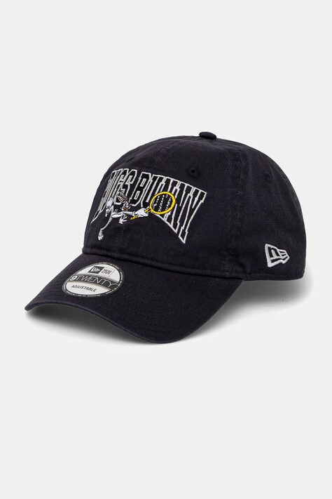 New Era șapcă de baseball din bumbac culoarea bleumarin, cu imprimeu, 60595280