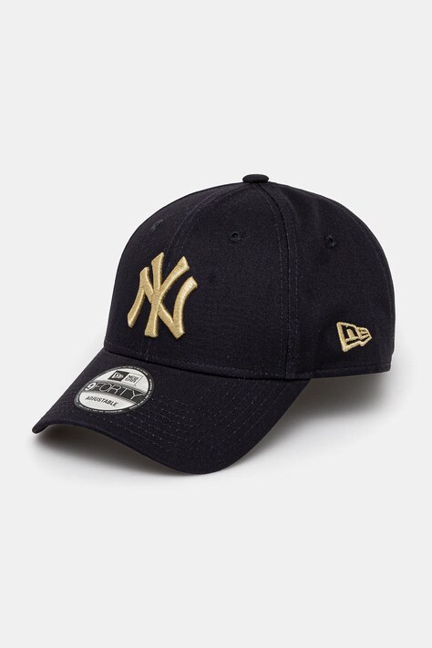 New Era șapcă de baseball din bumbac culoarea albastru marin, cu imprimeu, 60595195