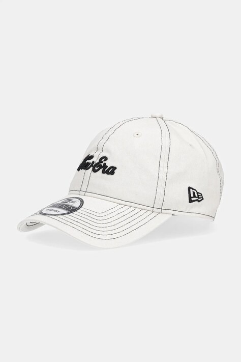 New Era pamut baseball sapka bézs, nyomott mintás, 60595290