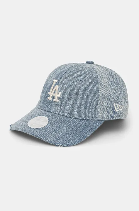 New Era șapcă de baseball din denim melanj, 60595376