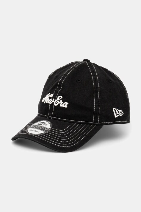 New Era șapcă de baseball din bumbac culoarea negru, cu imprimeu, 60595289