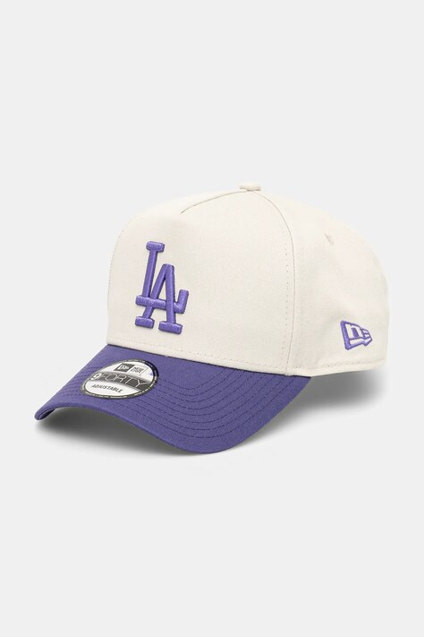 New Era pamut baseball sapka bézs, nyomott mintás, 60595239
