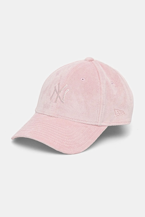 Kšiltovka New Era růžová barva, s aplikací, 60595353