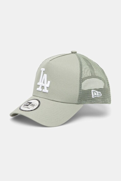 Шапка с козирка New Era в зелено с апликация 60595190