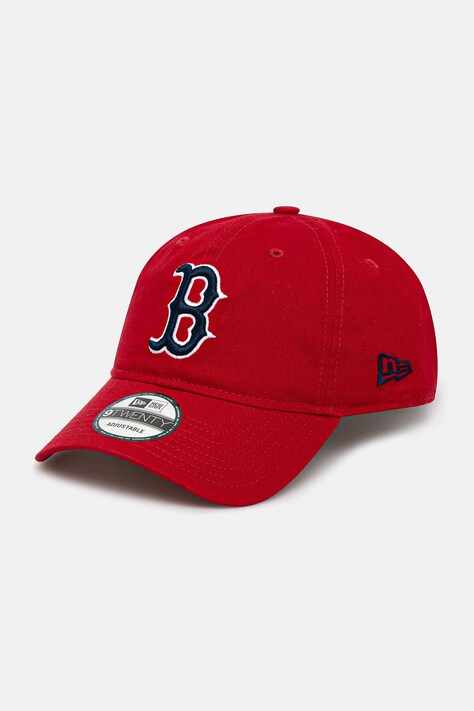 Bavlněná baseballová čepice New Era MLB Core Classic Red červená barva, s aplikací, 60235271
