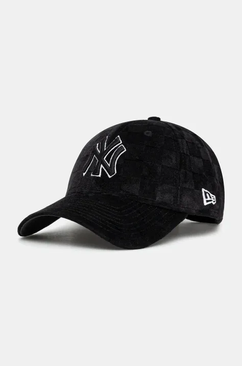 New Era baseball cap Tonal Check 940 NYY black color patterned 60595442