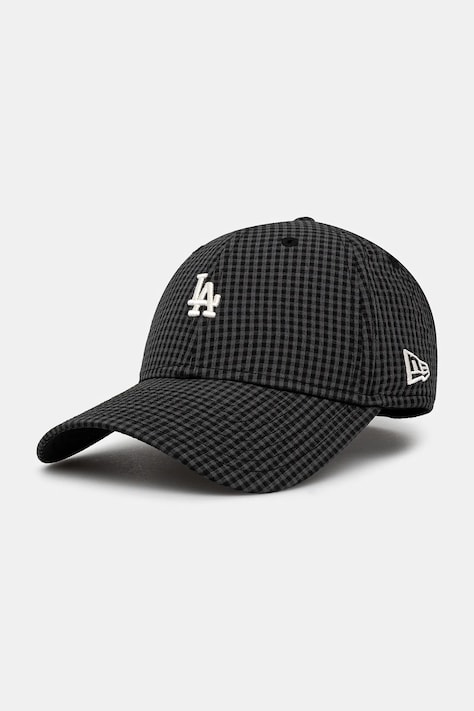 Kšiltovka New Era Seersucker 940 LA Dodgers šedá barva, vzorovaná, 60595248