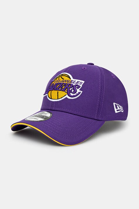 Kšiltovka New Era Microfibre 940 Lakers fialová barva, s aplikací, 60595184