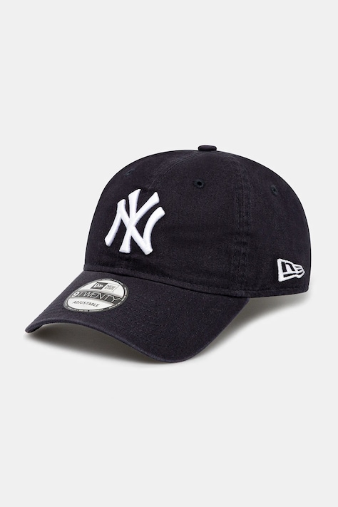 Bavlněná baseballová čepice New Era CC 920 NYY tmavomodrá barva, s aplikací, 60235196