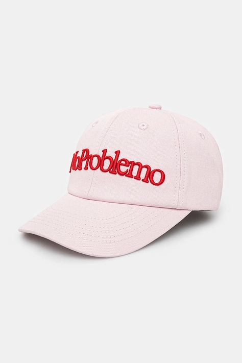 No Problemo czapka z daszkiem No Problemo Cap kolor różowy gładka NP9000203