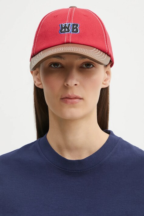 Wales Bonner berretto da baseball Original colore rosso US25HA07.349