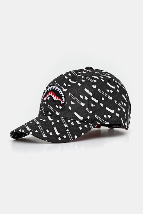 Bavlnené tričko Sprayground čierna farba, s potlačou, SP15012BLK