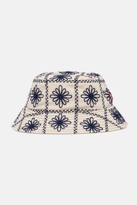 Klobúk Levi's béžová farba, 002GQ-0000