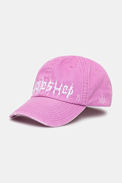 Bavlnená šiltovka 032C 'Faithless' fialová farba, s nášivkou, S25-UAW-3101-850