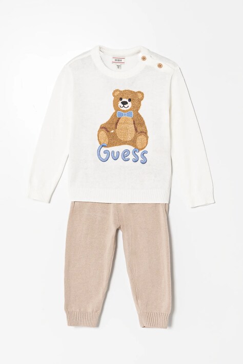 Guess set de bumbac pentru bebelusi culoarea alb, I5RG11 Z3KZ1