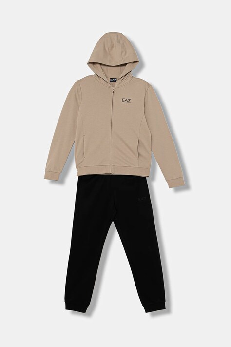 Дитячий спортивний костюм EA7 Emporio Armani колір зелений 7B000031 AF10380