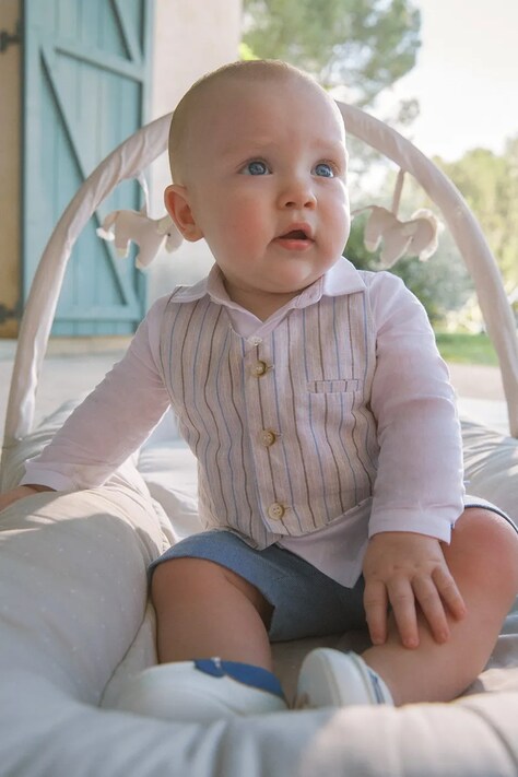 Mayoral Newborn compleu bebe culoarea bej, 1212