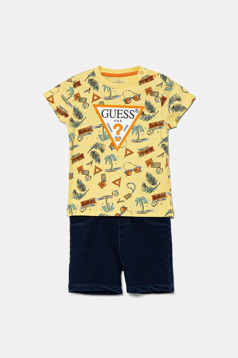 Guess compleu bebe culoarea galben, I5GG00 K8HM4