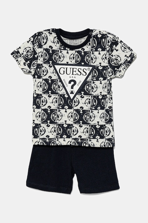 Dětská bavlněná souprava Guess modrá barva, I5GG01 K8HM4