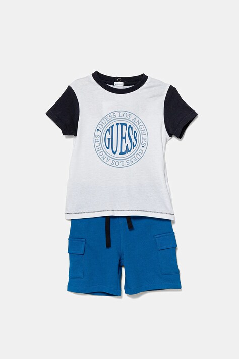 Guess set de bumbac pentru bebeluși culoarea alb, I5GG06 K8HM4