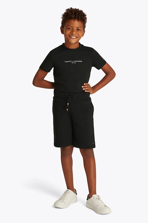 Дитячий бавовняний комплект Tommy Hilfiger колір чорний KB0KB09666